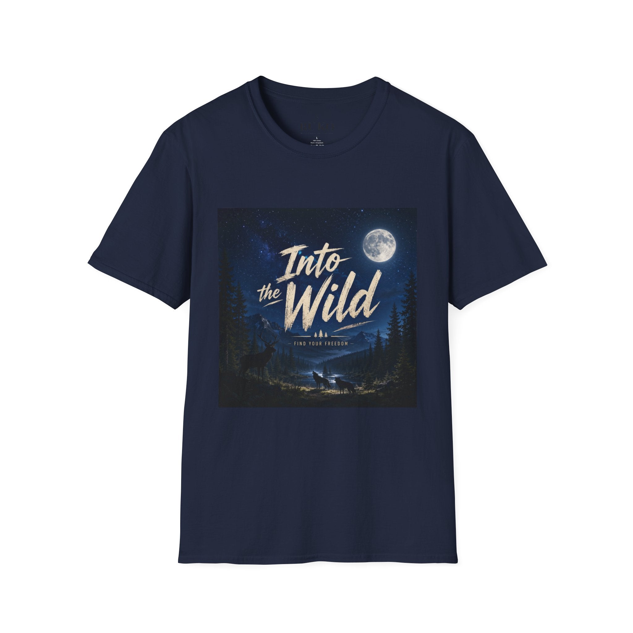 Into the Wild T-Shirt — Moonlit Forest Adventure Tee