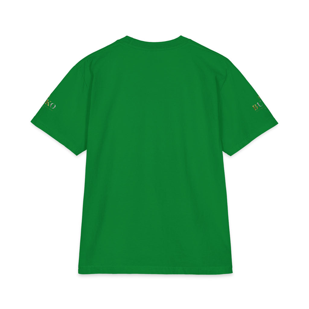 BUKO Gold Logo T‑Shirt — Minimalist Branded White Tee