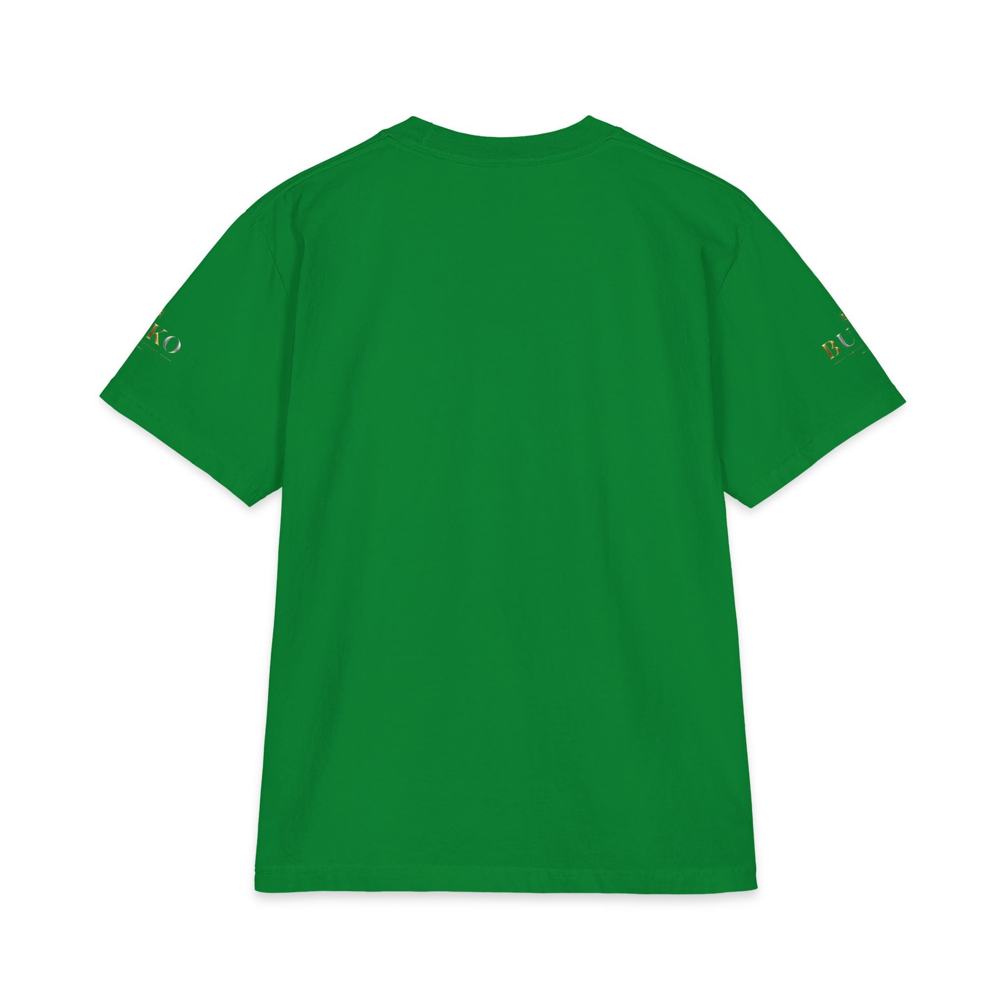 BUKO Gold Logo T‑Shirt — Minimalist Branded White Tee
