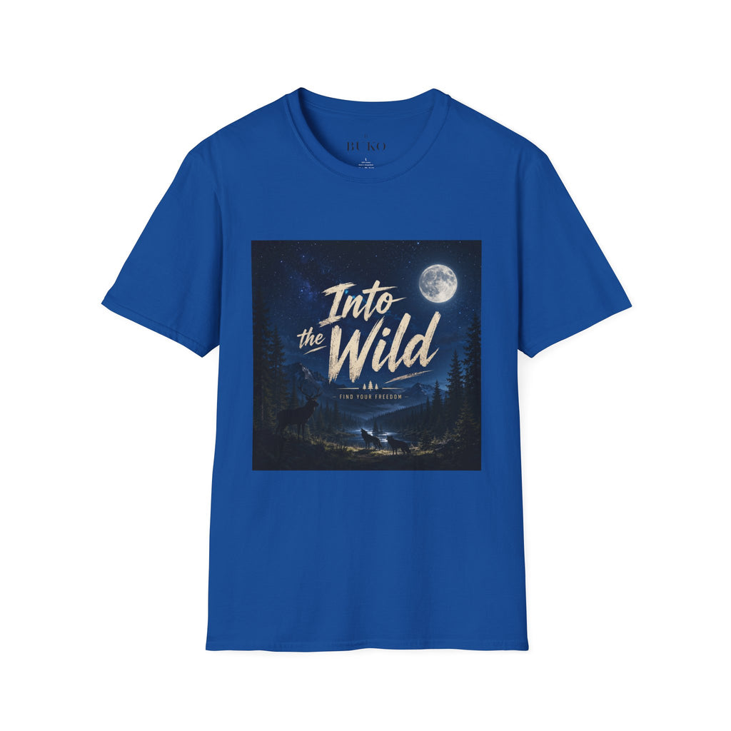 Into the Wild T-Shirt — Moonlit Forest Adventure Tee