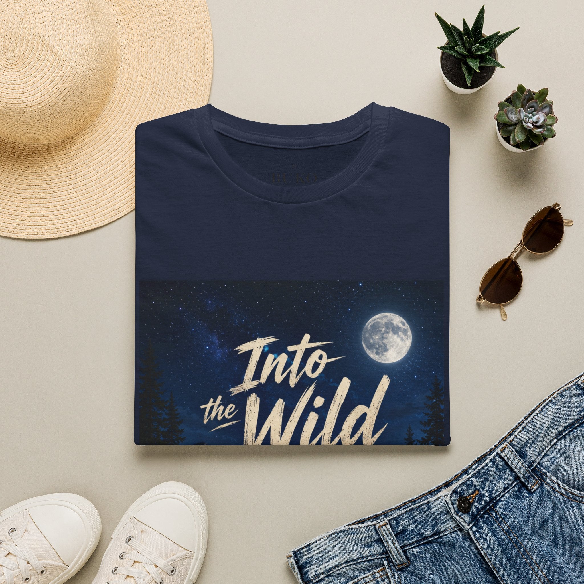 Into the Wild T-Shirt — Moonlit Forest Adventure Tee