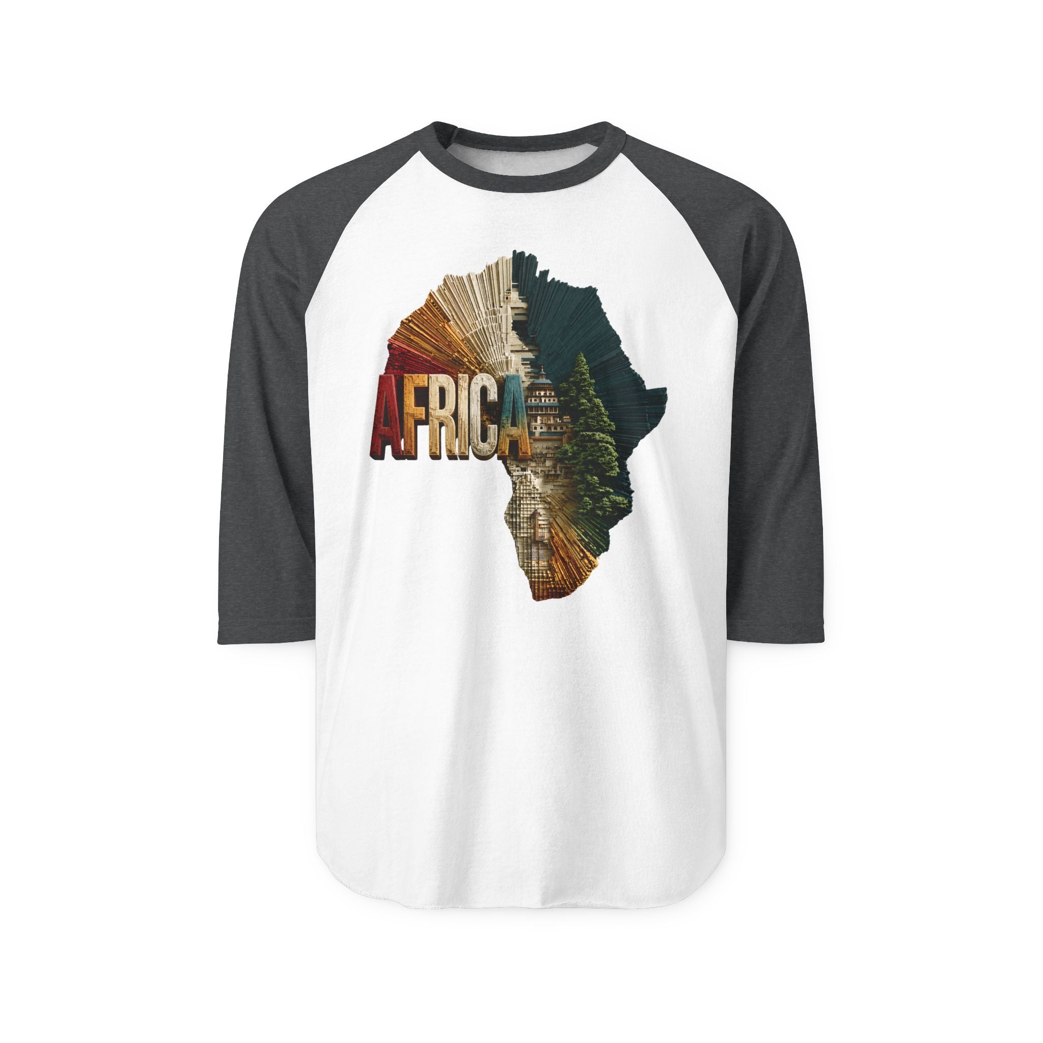 Unisex Three-Quarter Sleeve Raglan Shirt