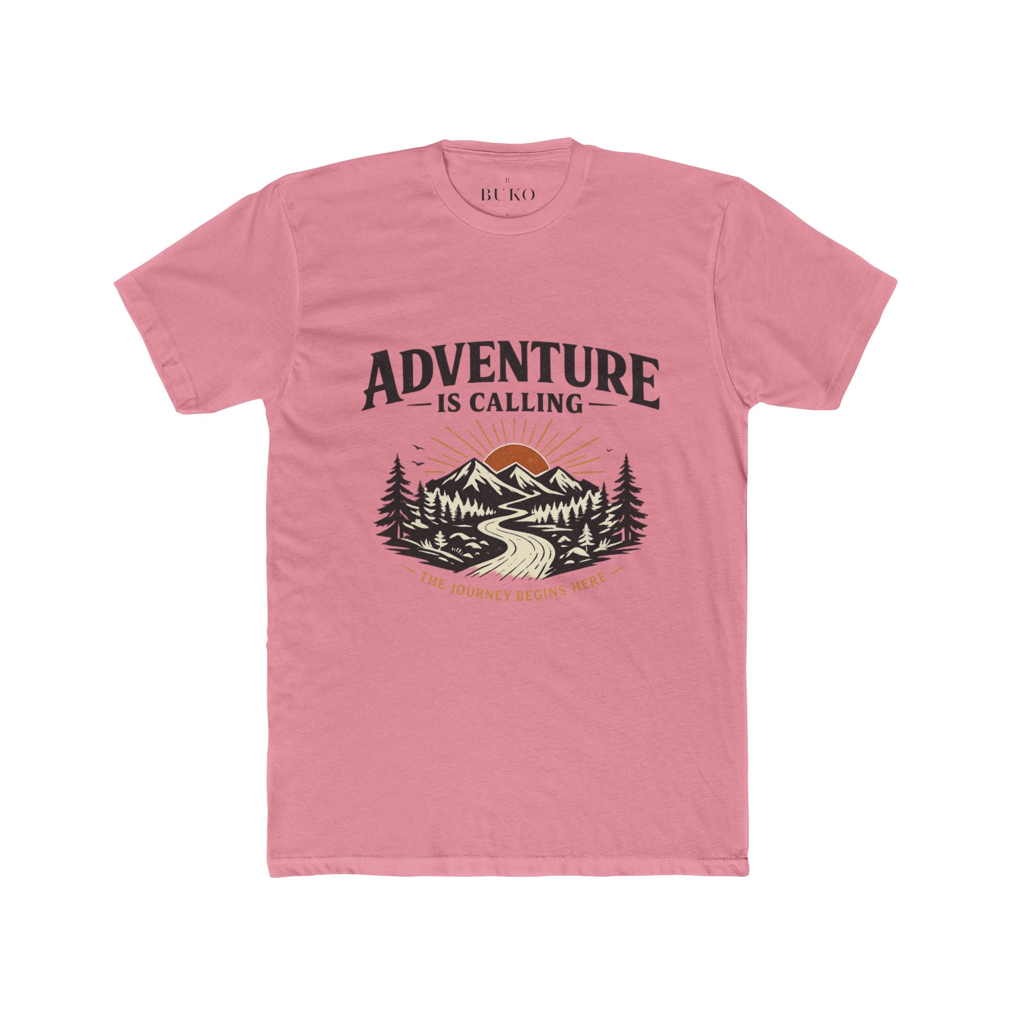Adventure Is Calling Tee - Outdoor Hiking Graphic T-Shirt