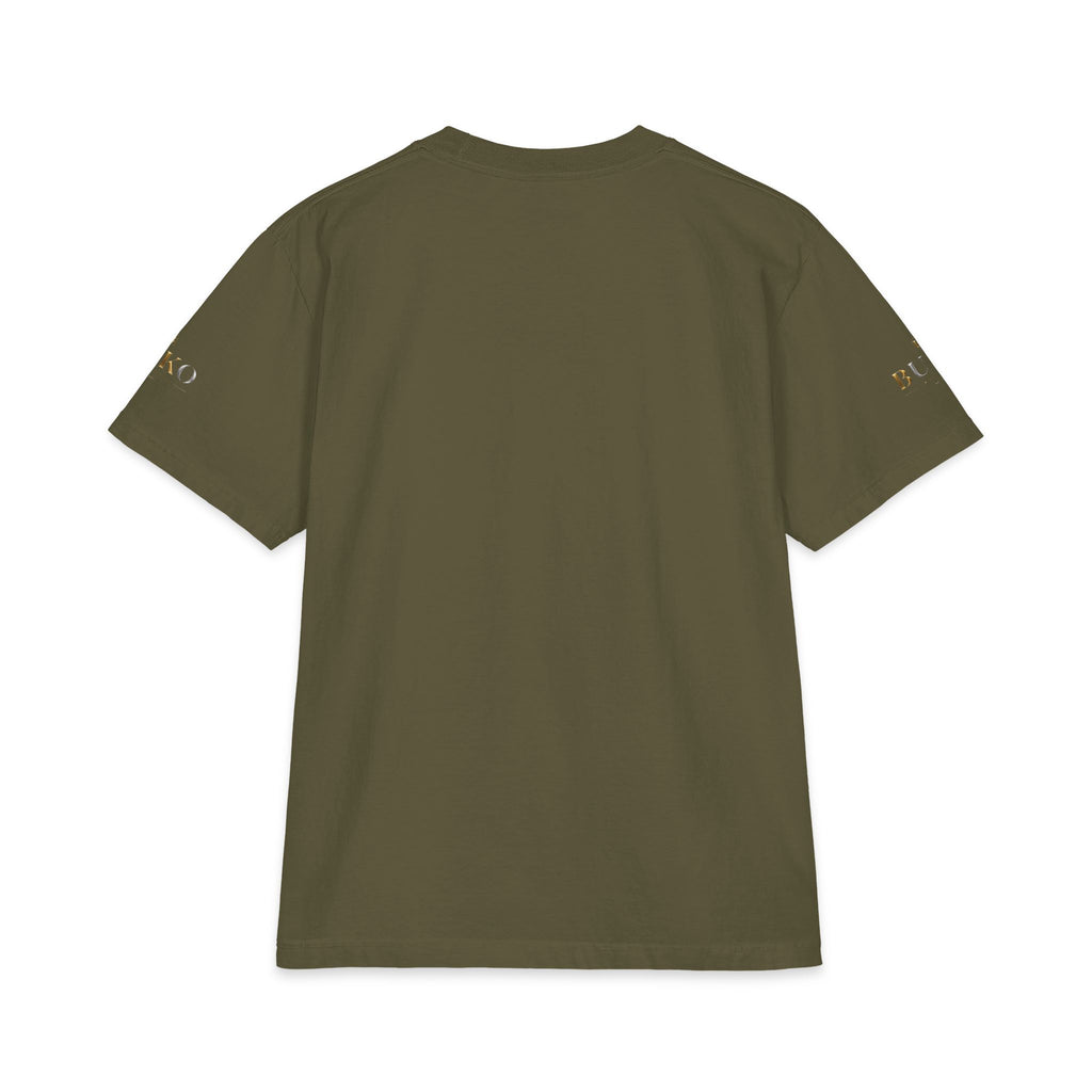 BUKO Gold Logo T‑Shirt — Minimalist Branded White Tee