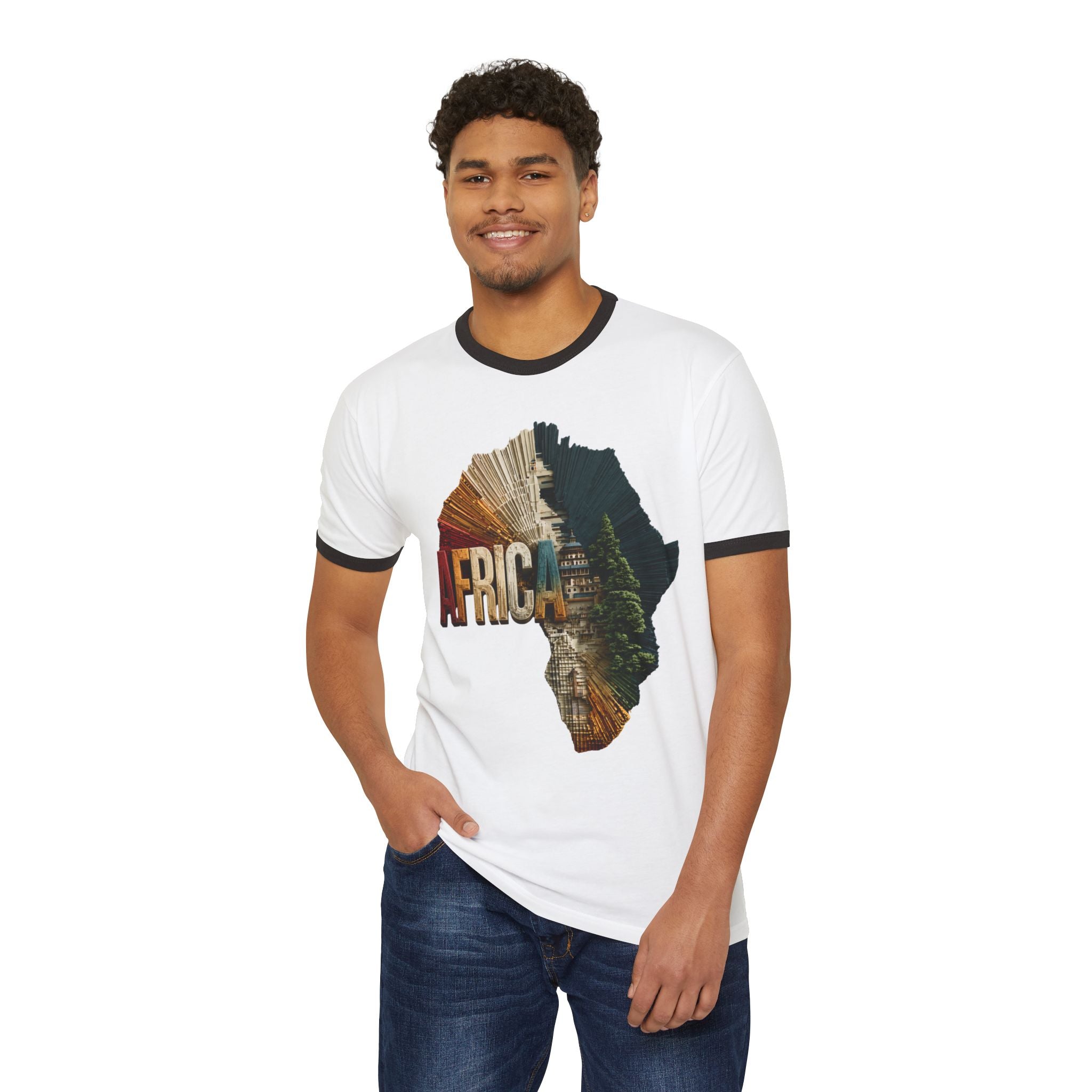 Unisex Cotton Ringer T-Shirt