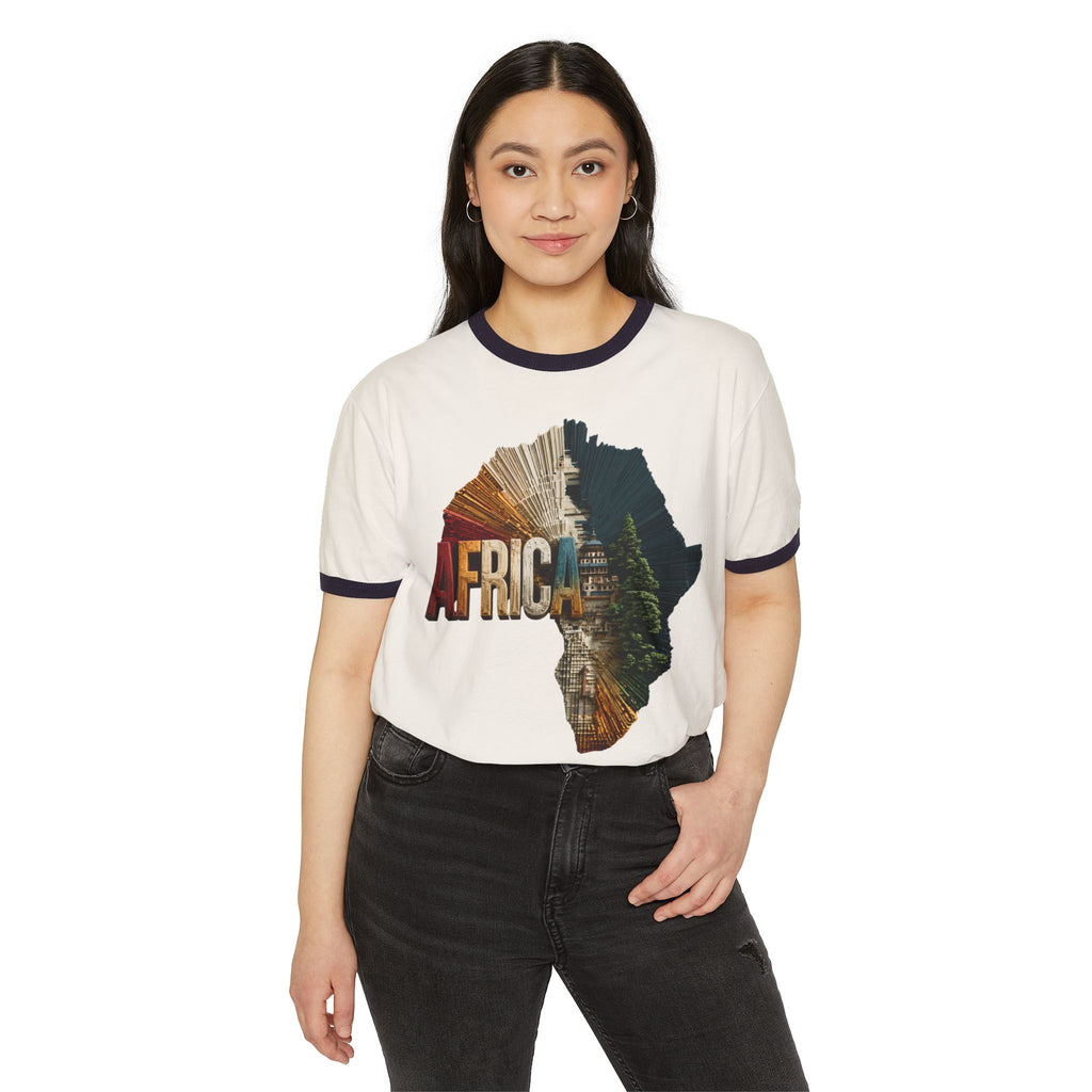 Unisex Cotton Ringer T-Shirt