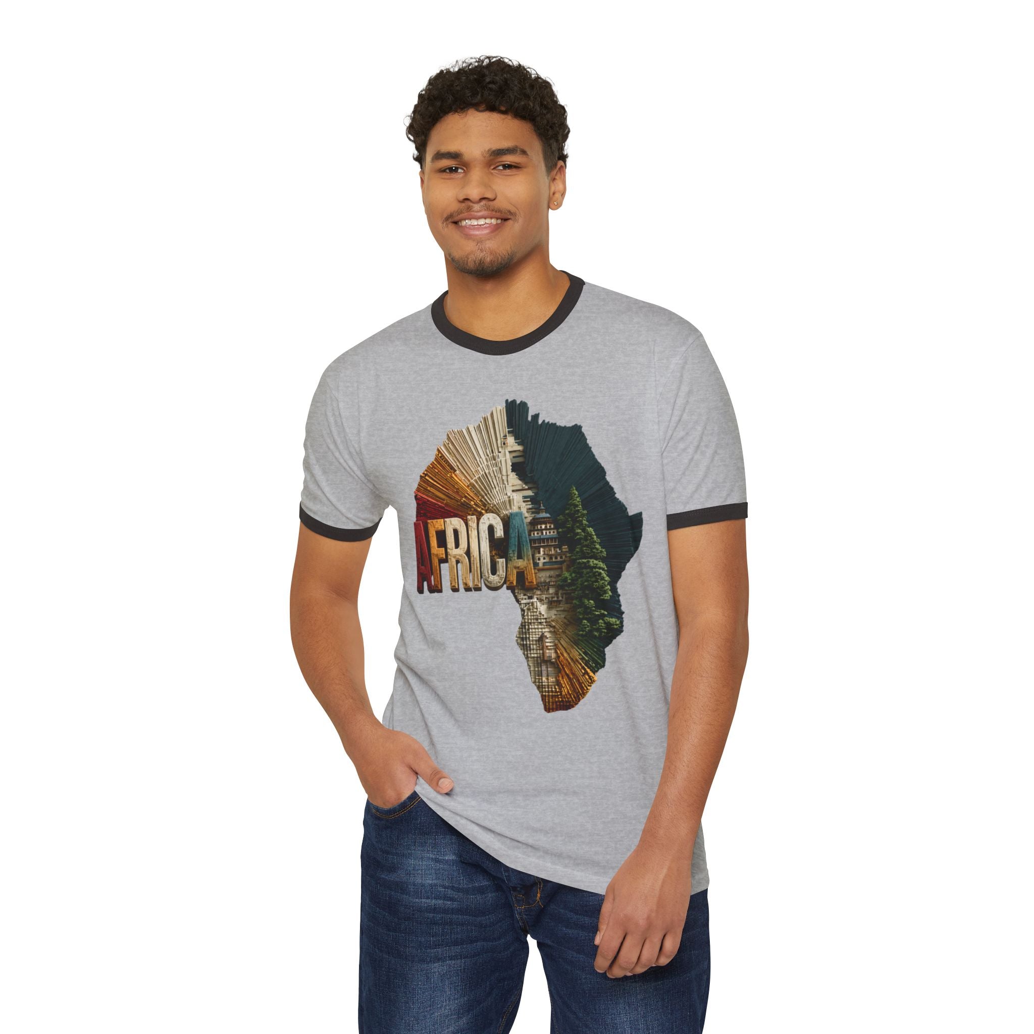 Unisex Cotton Ringer T-Shirt