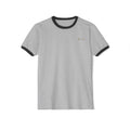 Retro Ringer T-Shirt — Minimal 'Hi, Bye' Pocket Graphic