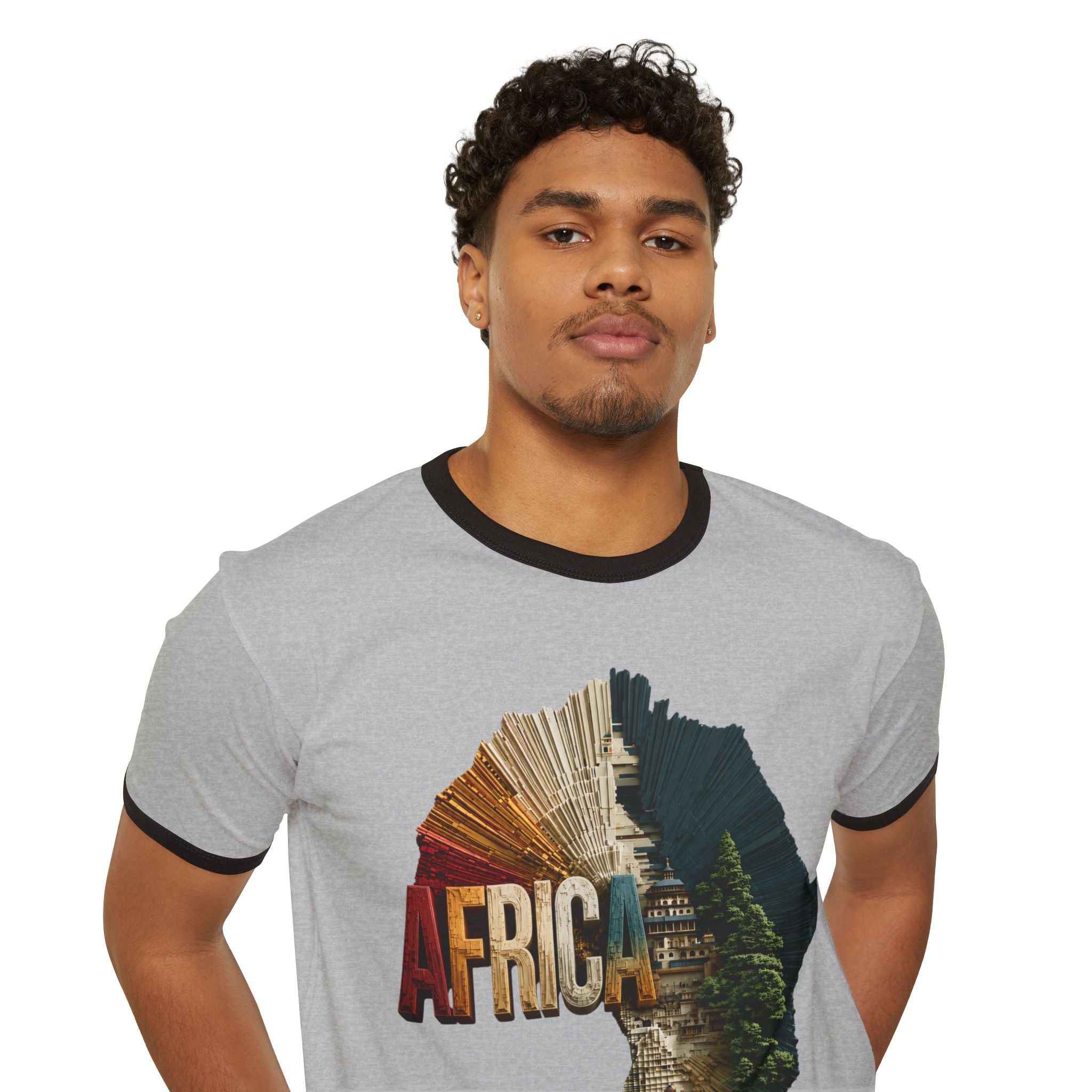 Unisex Cotton Ringer T-Shirt
