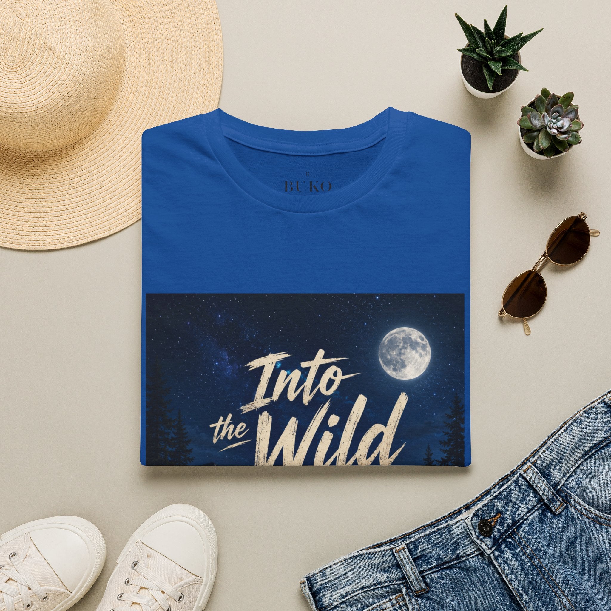 Into the Wild T-Shirt — Moonlit Forest Adventure Tee