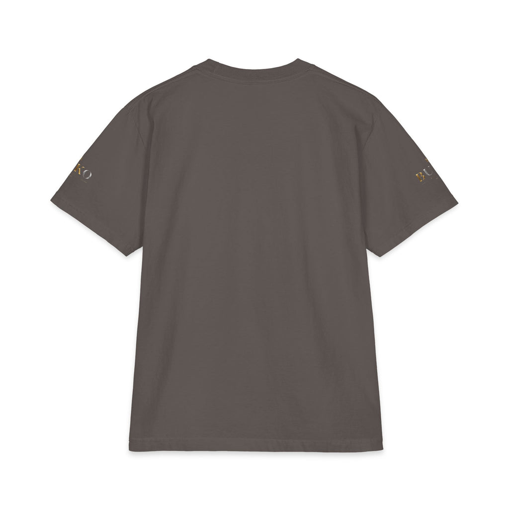 BUKO Gold Logo T‑Shirt — Minimalist Branded White Tee
