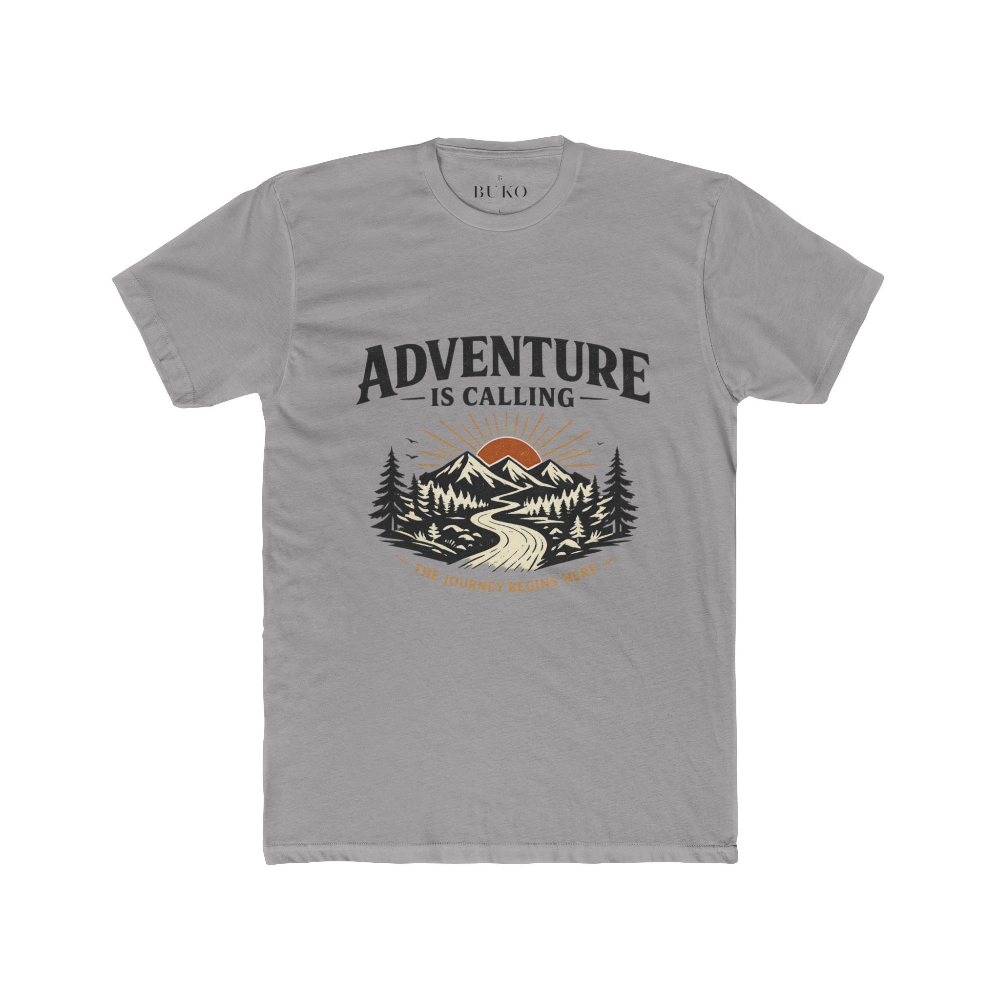 Adventure Is Calling Tee - Outdoor Hiking Graphic T-Shirt