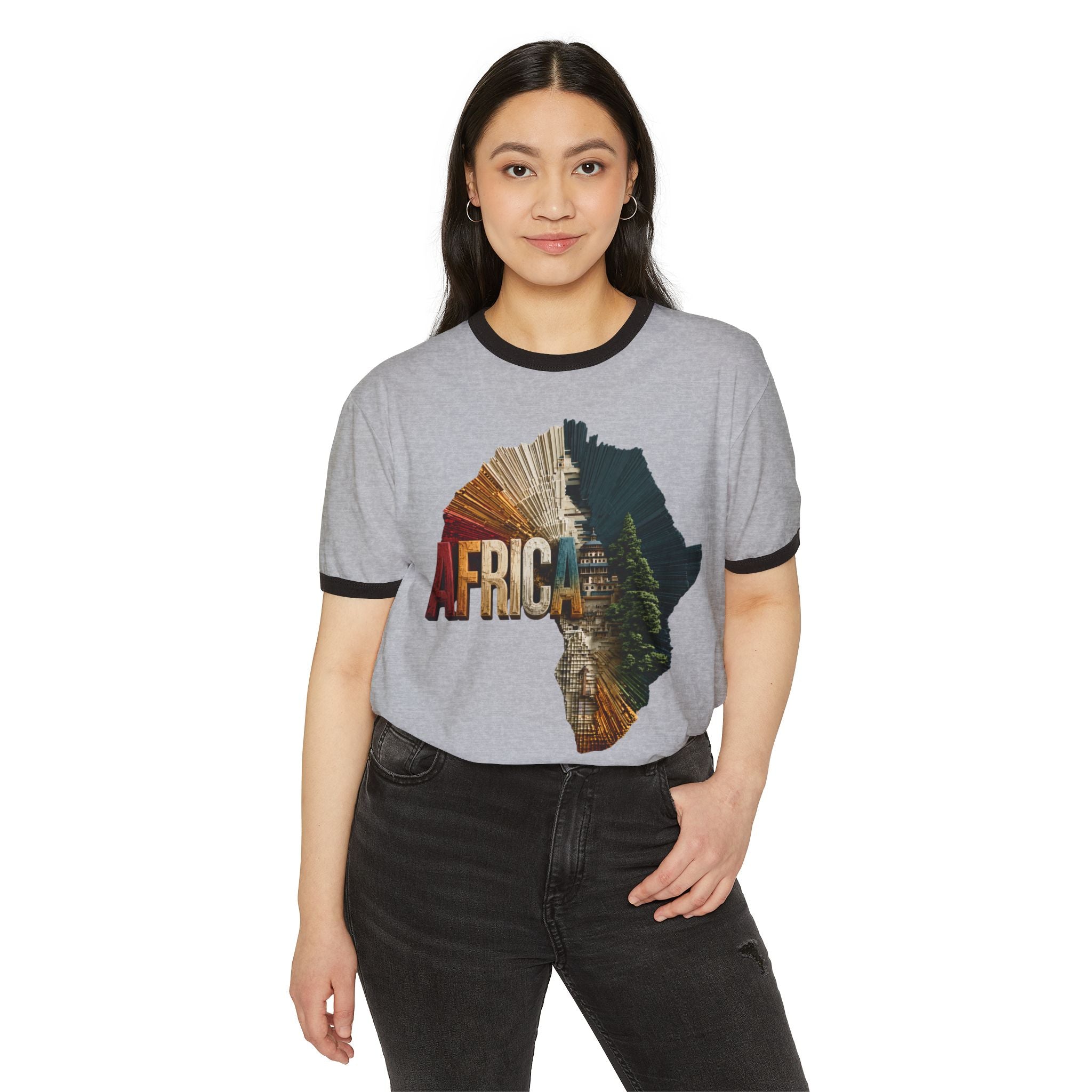 Unisex Cotton Ringer T-Shirt