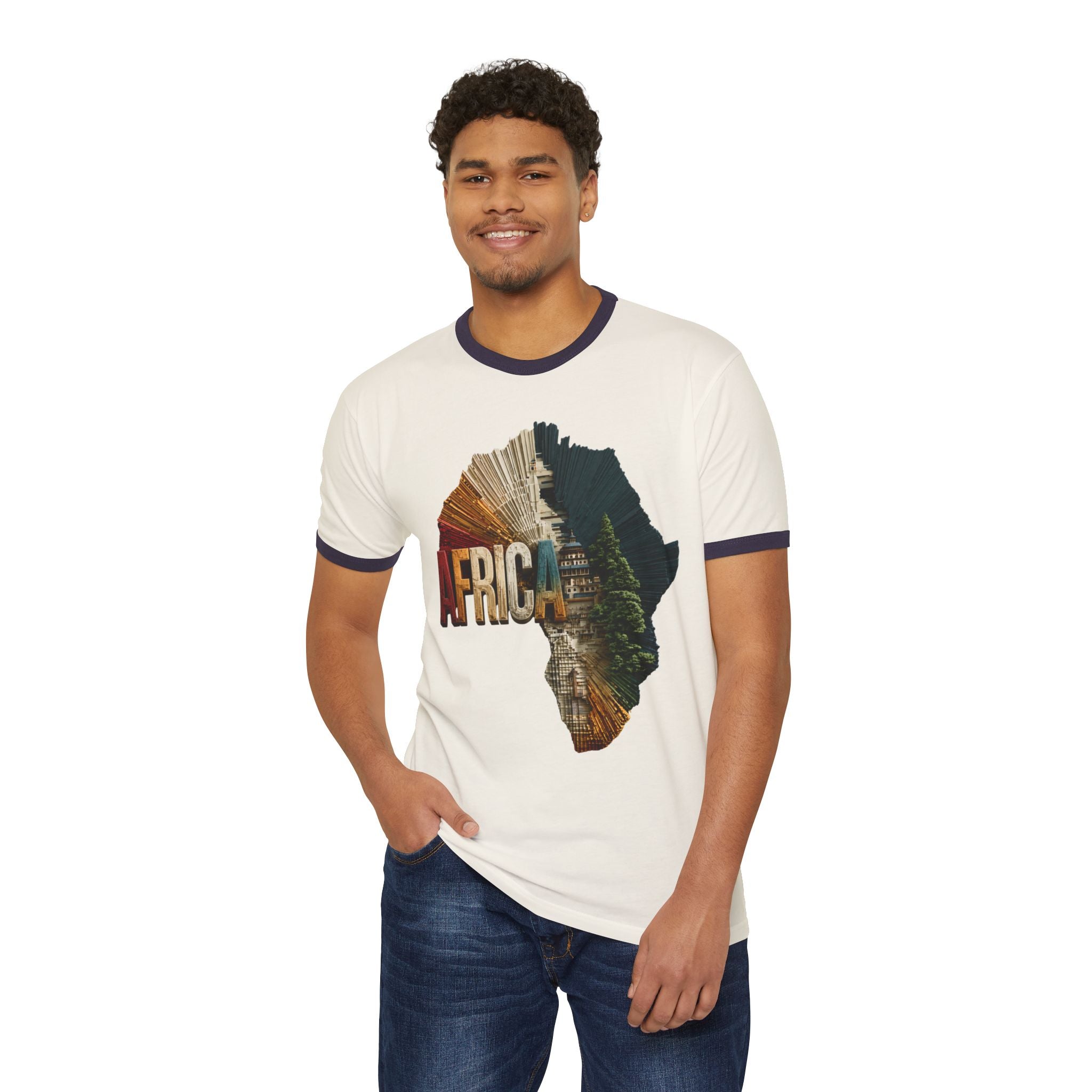 Unisex Cotton Ringer T-Shirt