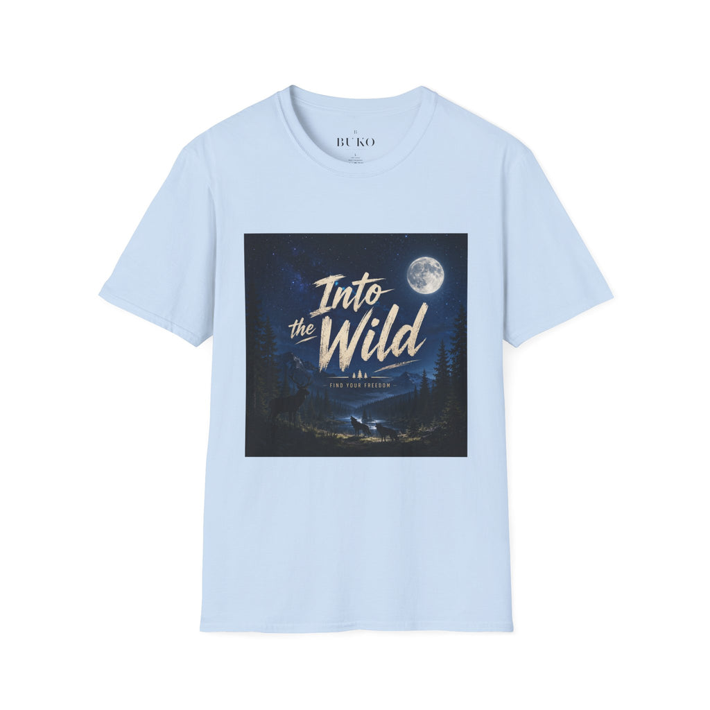 Into the Wild T-Shirt — Moonlit Forest Adventure Tee