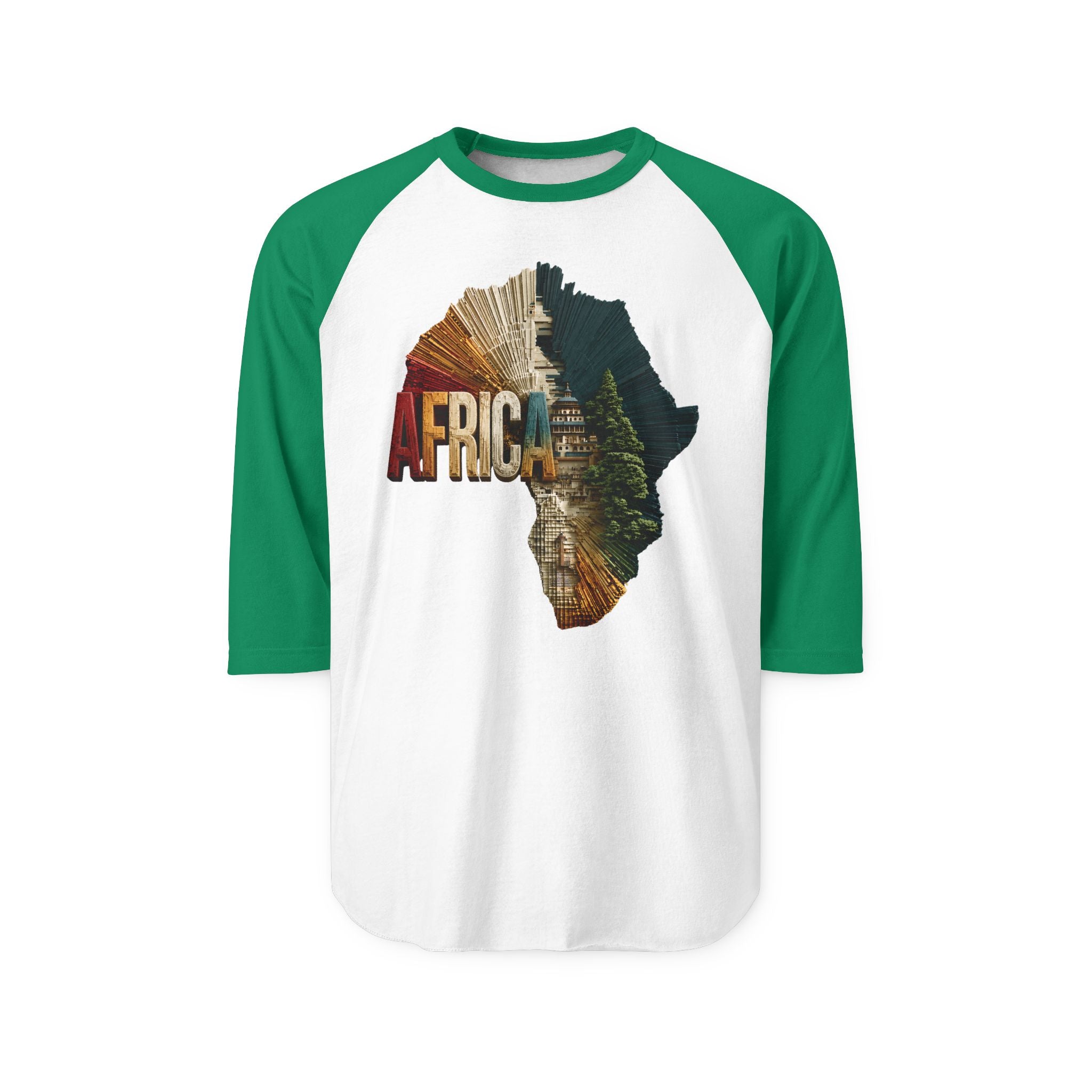 Unisex Three-Quarter Sleeve Raglan Shirt