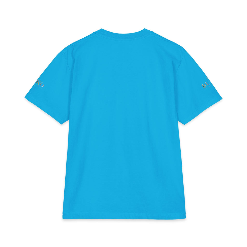 BUKO Gold Logo T‑Shirt — Minimalist Branded White Tee