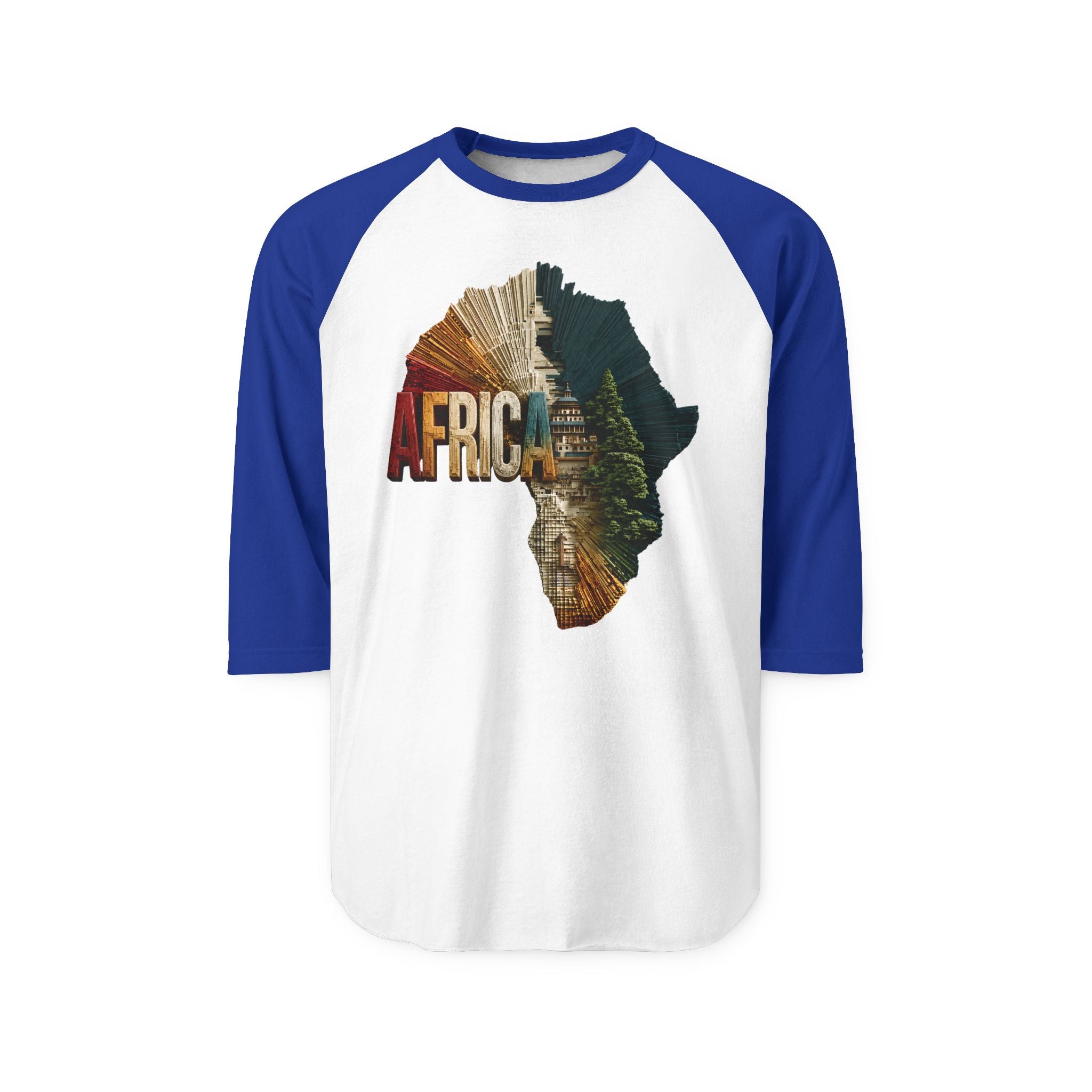Unisex Three-Quarter Sleeve Raglan Shirt