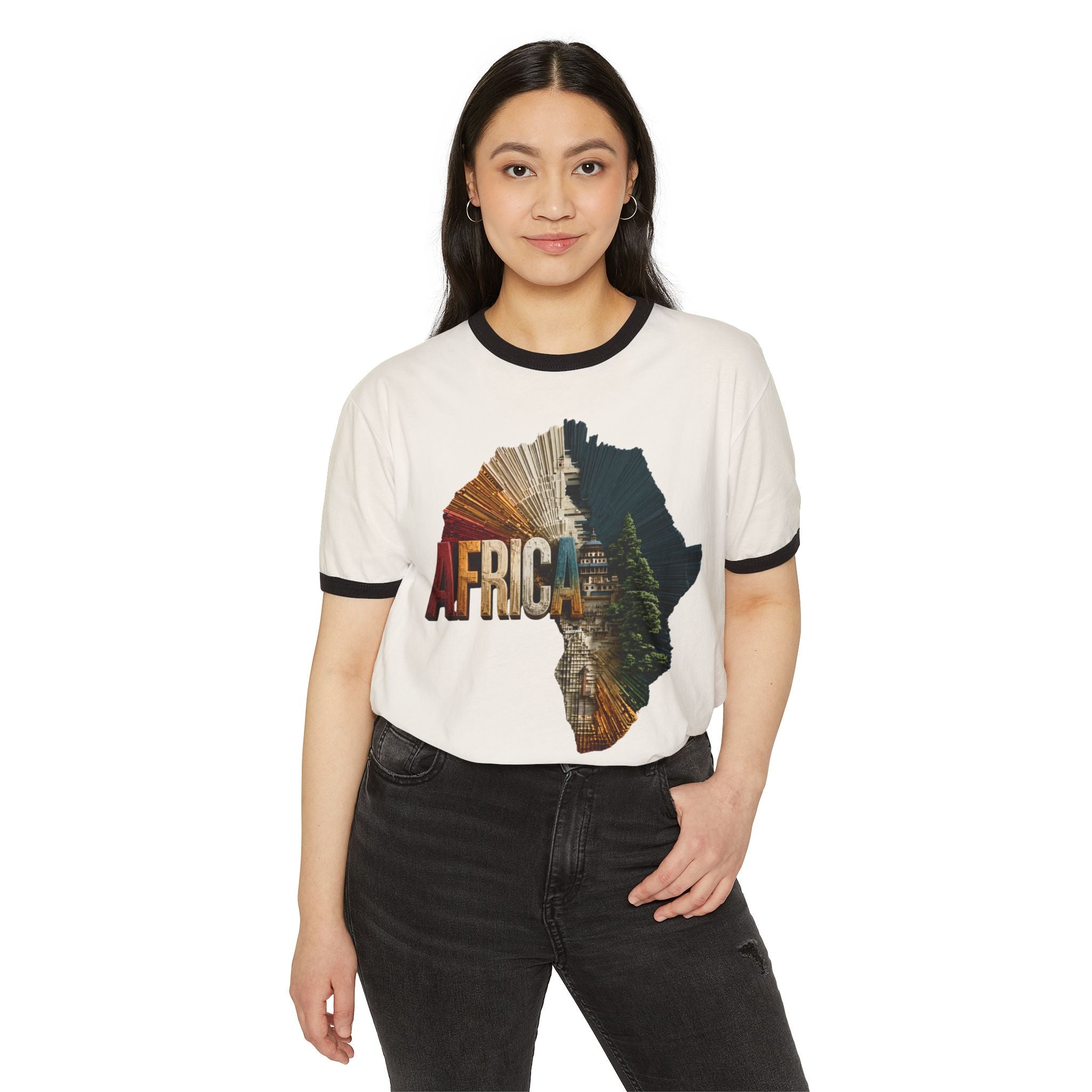 Unisex Cotton Ringer T-Shirt
