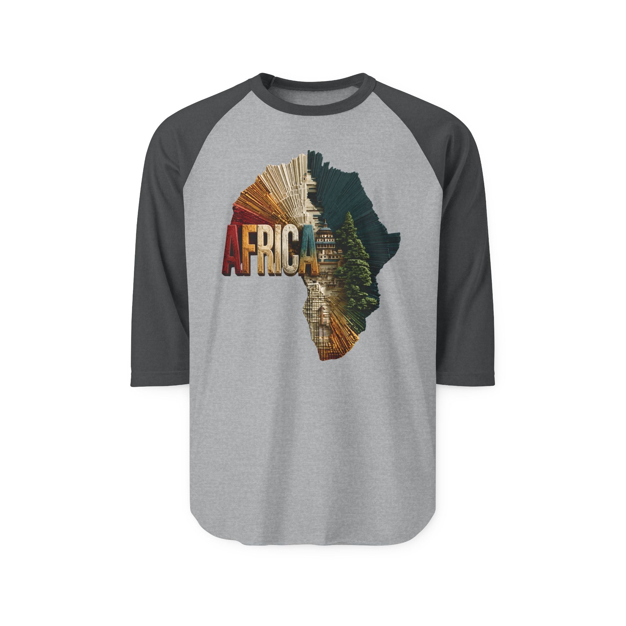Unisex Three-Quarter Sleeve Raglan Shirt