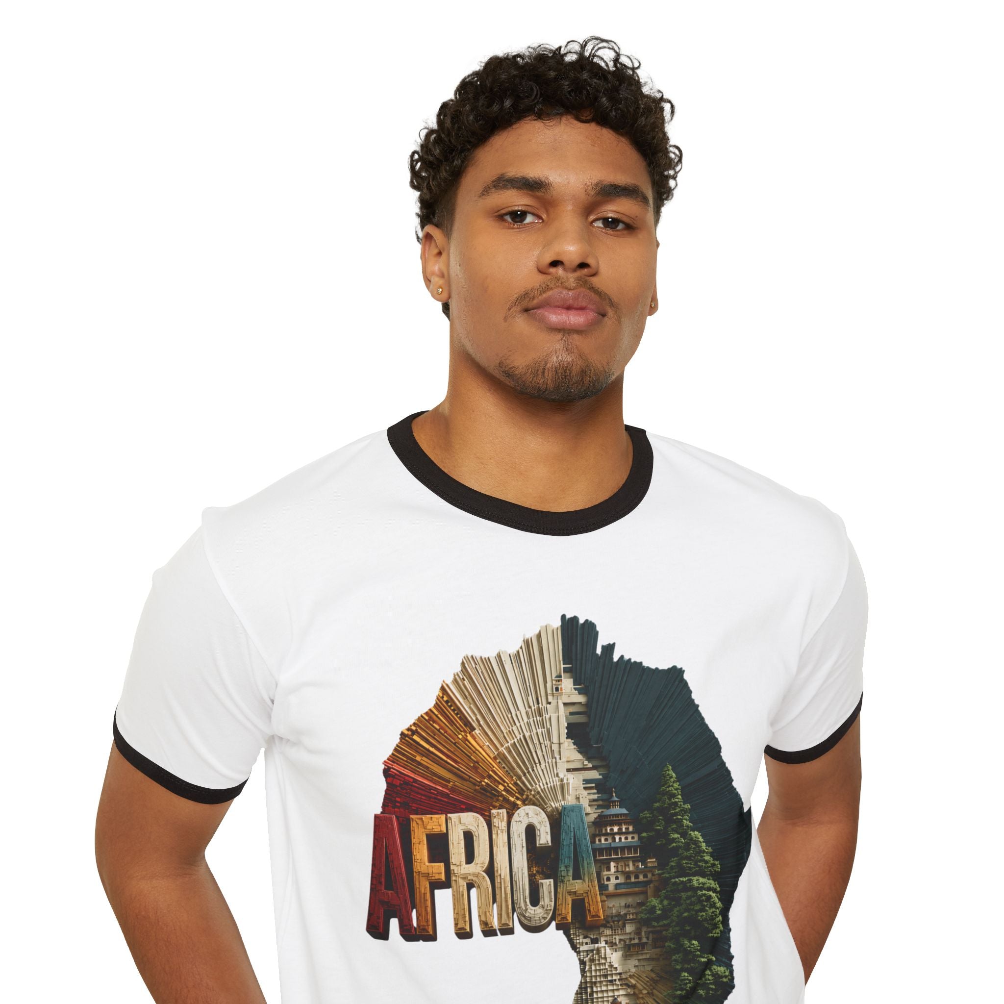 Unisex Cotton Ringer T-Shirt