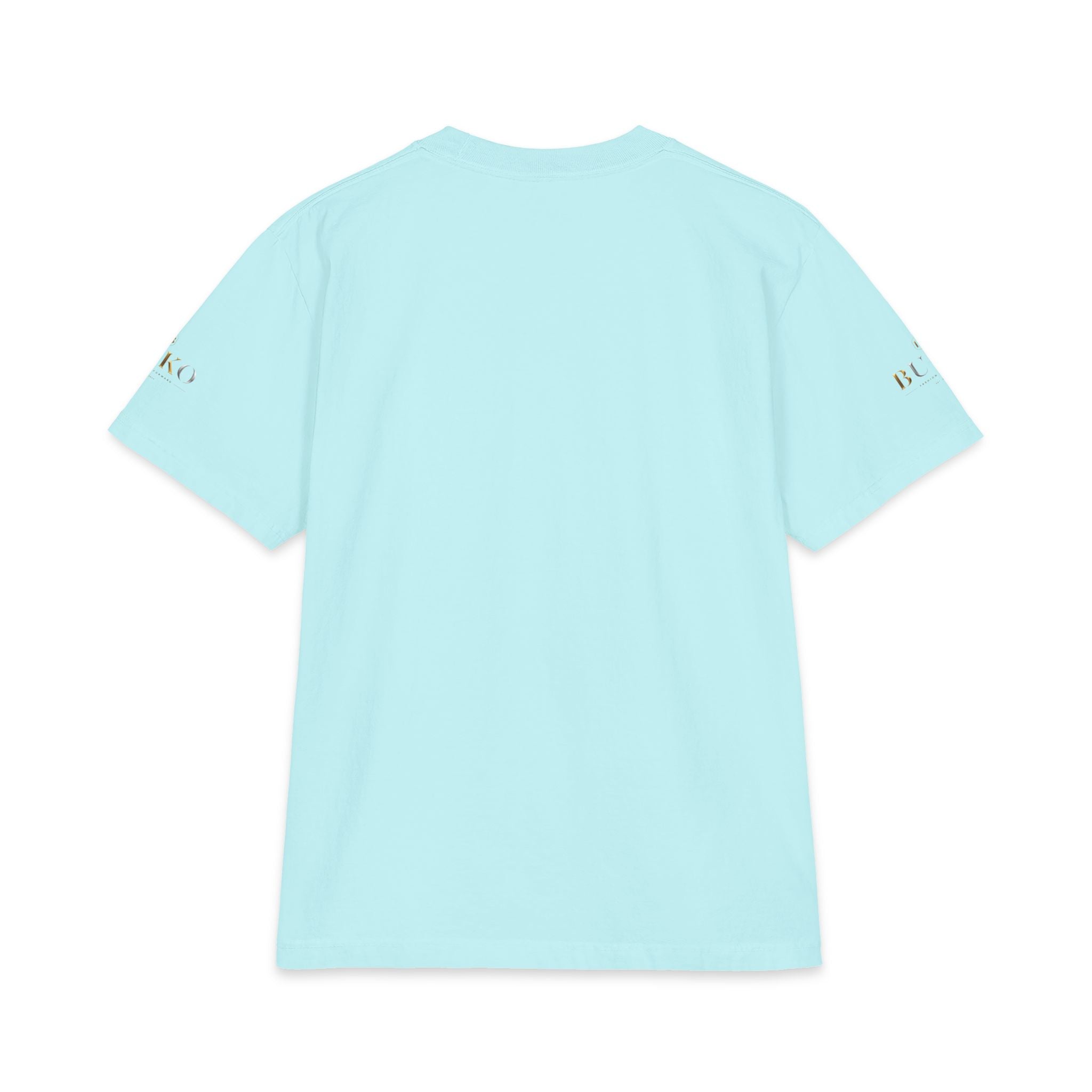 BUKO Gold Logo T‑Shirt — Minimalist Branded White Tee