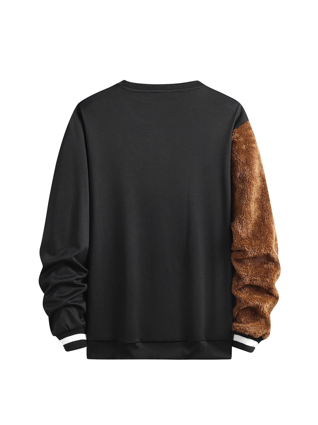 [Cross-Border Exclusive] Teddy Bear Embroidered Round Neck Sweatshirt for Men, European and American Hot Style.